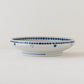 18cm plate small flower Blue｜Tosai gama