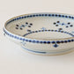 18cm plate small flower Blue｜Tosai gama