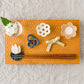 Flower chopstick rest Tulip white｜Michi Tsujimoto