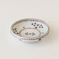 12cm plate small flower Red｜Tosai gama