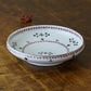 21cm plate small flower Red｜Tosai gama
