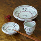 18cm plate small flower Red｜Tosai gama