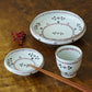 12cm plate small flower Red｜Tosai gama