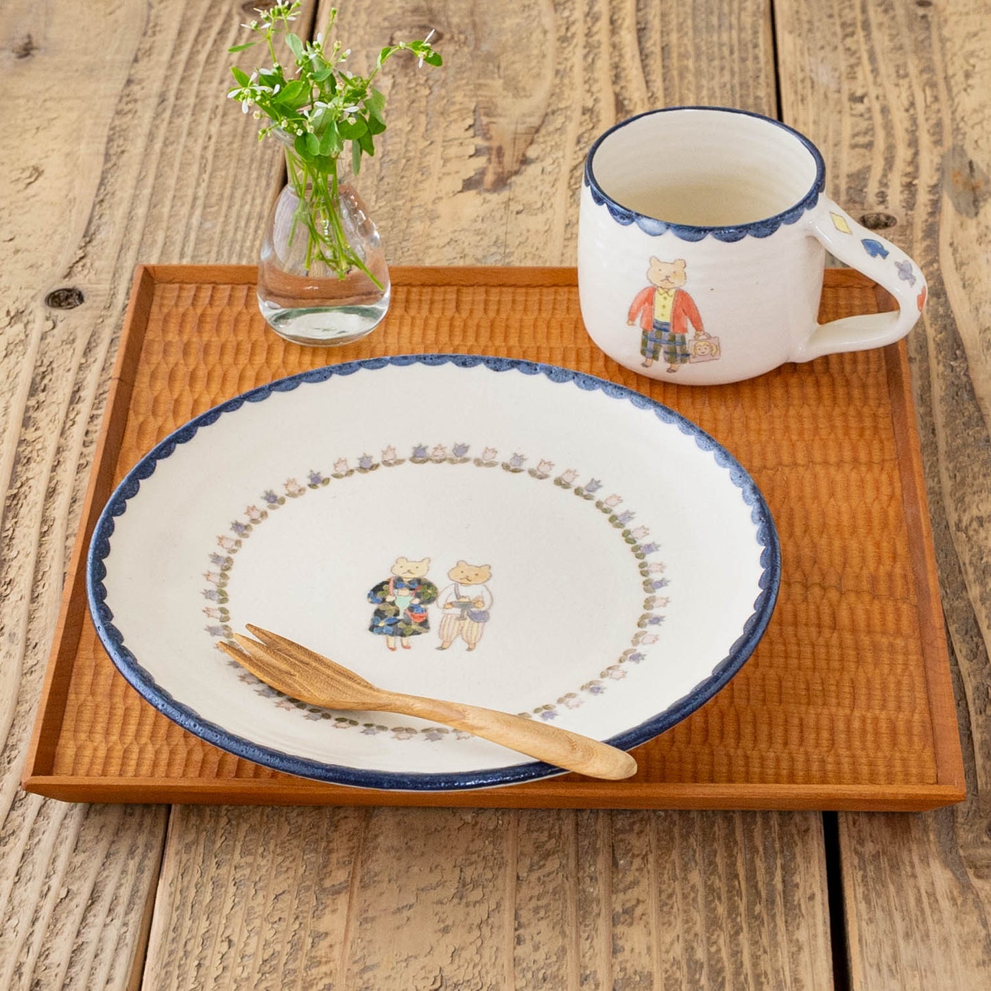 22cm Plate A | Yukiko Nagahama (Yabukarabou)