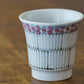 Teacup old Tobe pattern  Red | Tosai gama