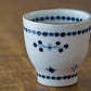 Tea cup small flower Blue｜Tosai gama