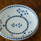 12cm plate small flower Blue｜Tosai gama
