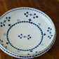 18cm plate small flower Blue｜Tosai gama