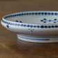 18cm plate small flower Blue｜Tosai gama