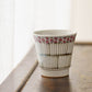Teacup old Tobe pattern  Red | Tosai gama