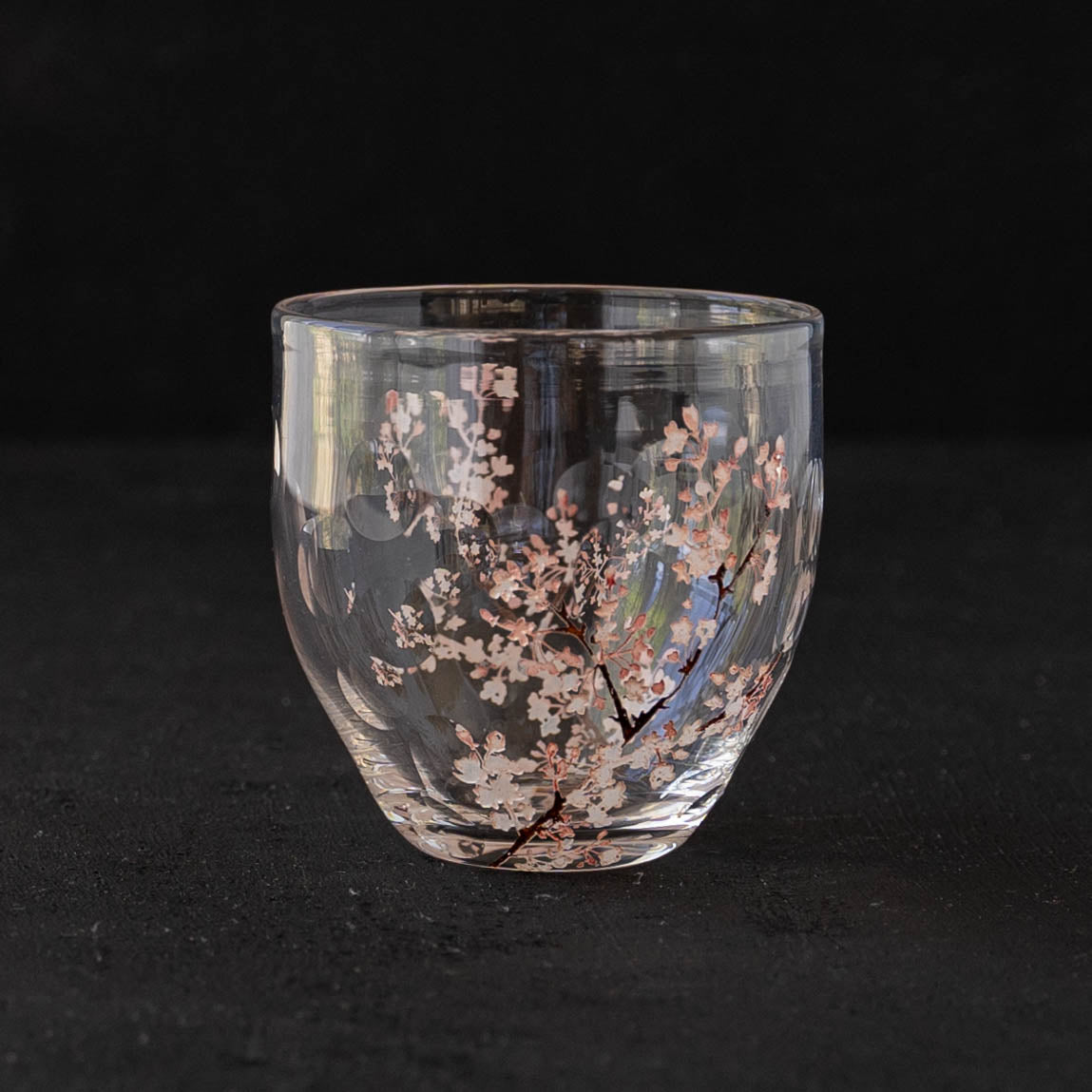 百花景　冷茶グラス　桜｜金津沙矢香