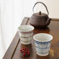 Teacup old Tobe pattern  Red | Tosai gama