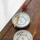12cm plate small flower Blue｜Tosai gama