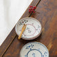 12cm plate small flower Red｜Tosai gama