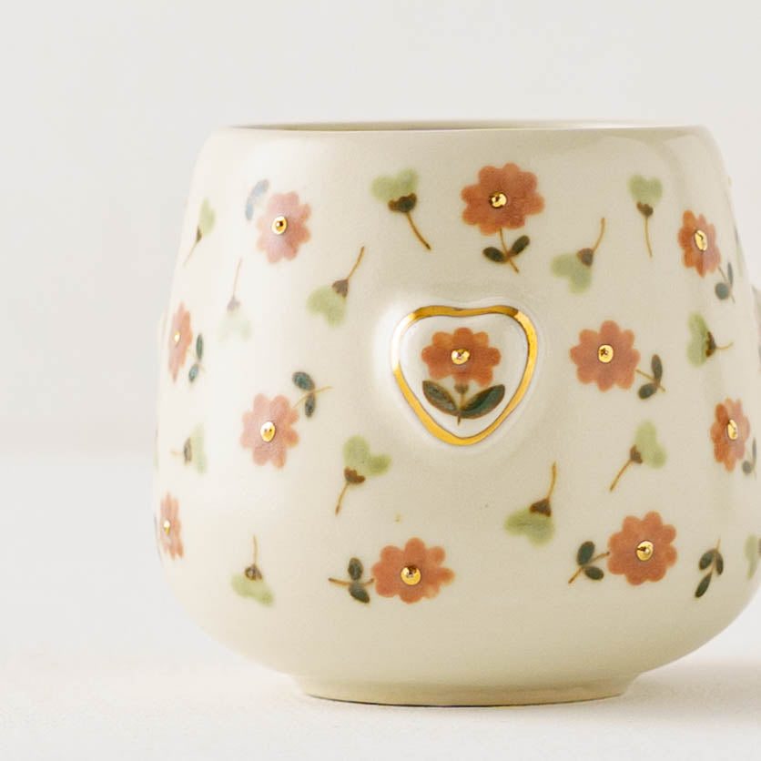 Cup relief flower pink | Ayano Arai