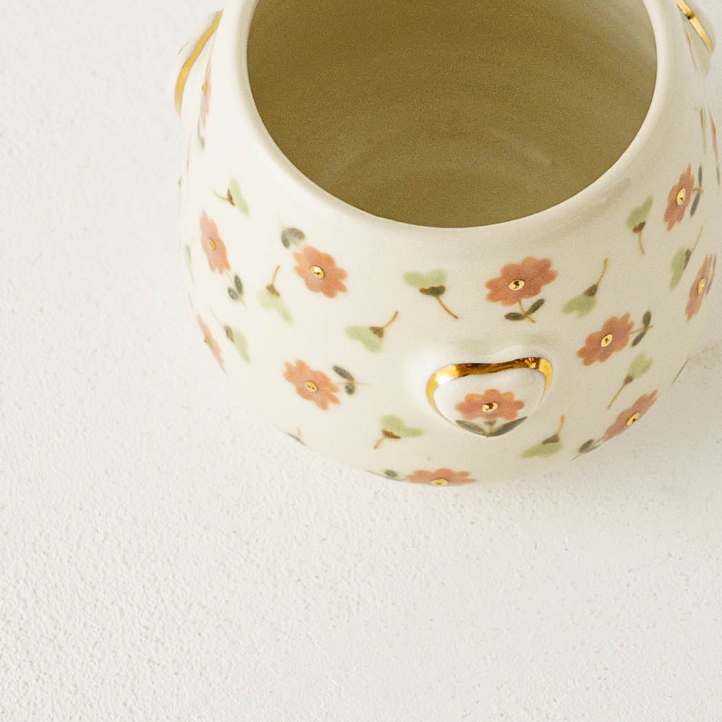 Cup relief flower pink | Ayano Arai