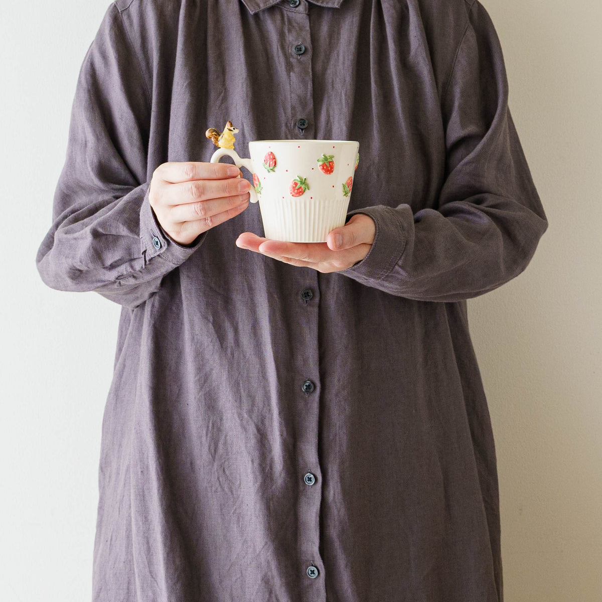 Mug Squirrel Little Strawberry | Sugar Poppo
