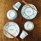Teacup old Tobe pattern  Red | Tosai gama