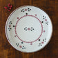 21cm plate small flower Red｜Tosai gama