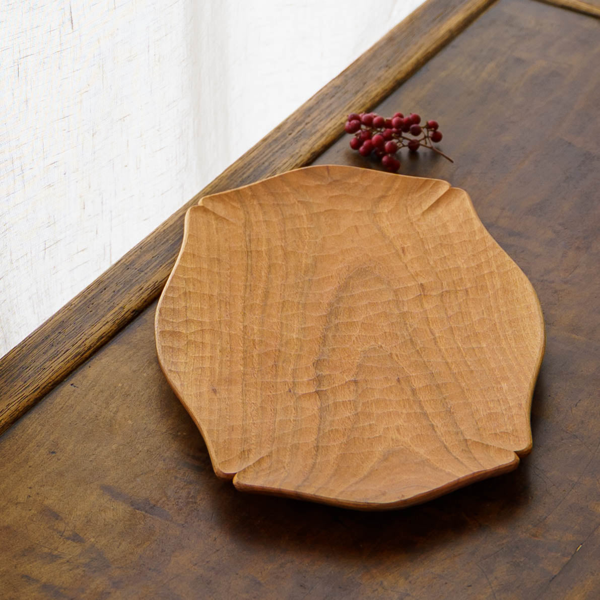 Kikkou plate L Cherry | Tomoharu Funahashi