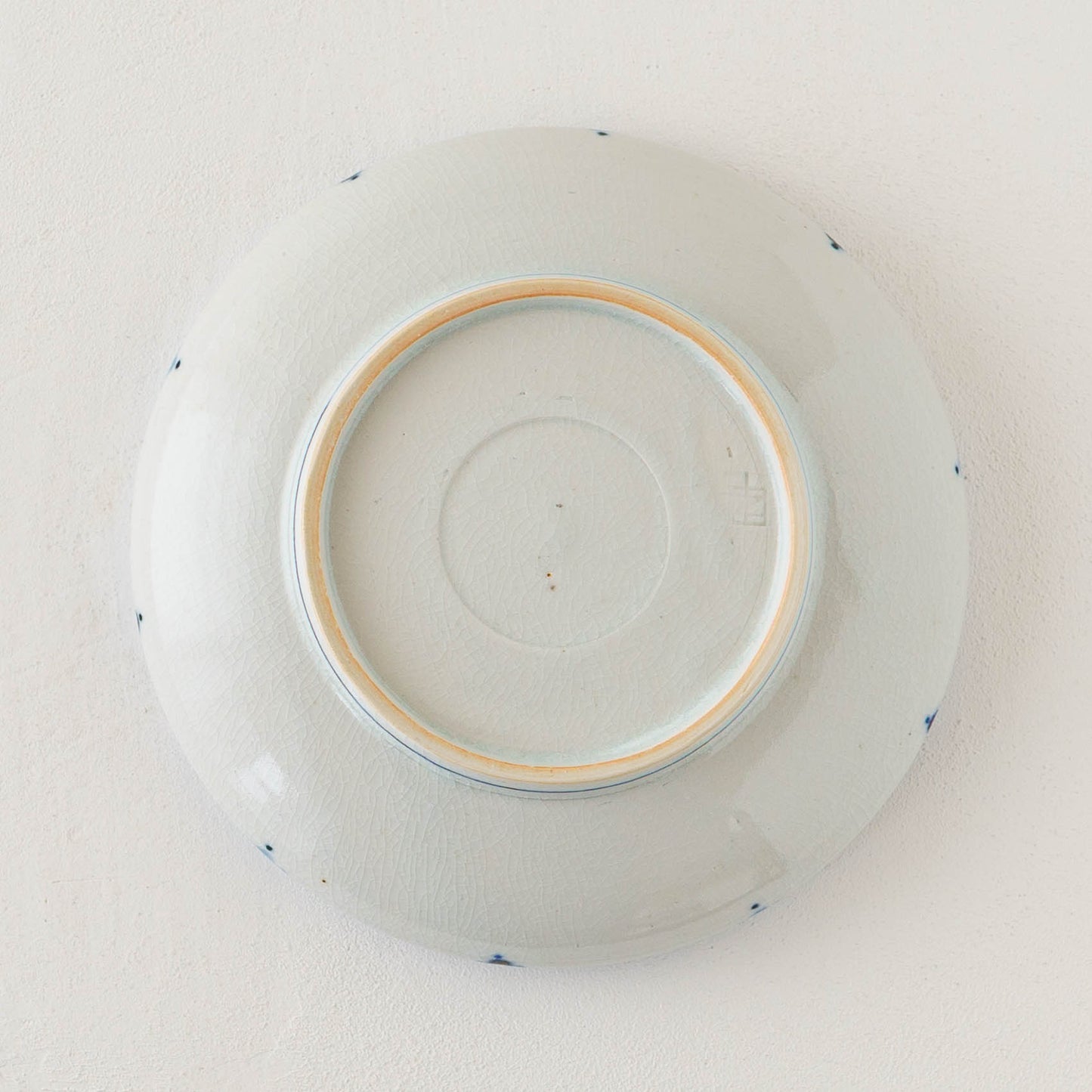 18cm plate small flower Blue｜Tosai gama