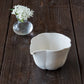 Tea sea (Katakuchi jar) white | Kasumi Fujimura