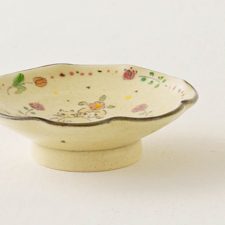 Hugging Cat Mini Plate | Hahamiya