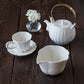 Tea sea (Katakuchi jar) white | Kasumi Fujimura