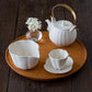 Tea sea (Katakuchi jar) white | Kasumi Fujimura