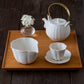 Tea sea (Katakuchi jar) white | Kasumi Fujimura