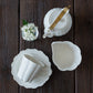 Tea sea (Katakuchi jar) white | Kasumi Fujimura