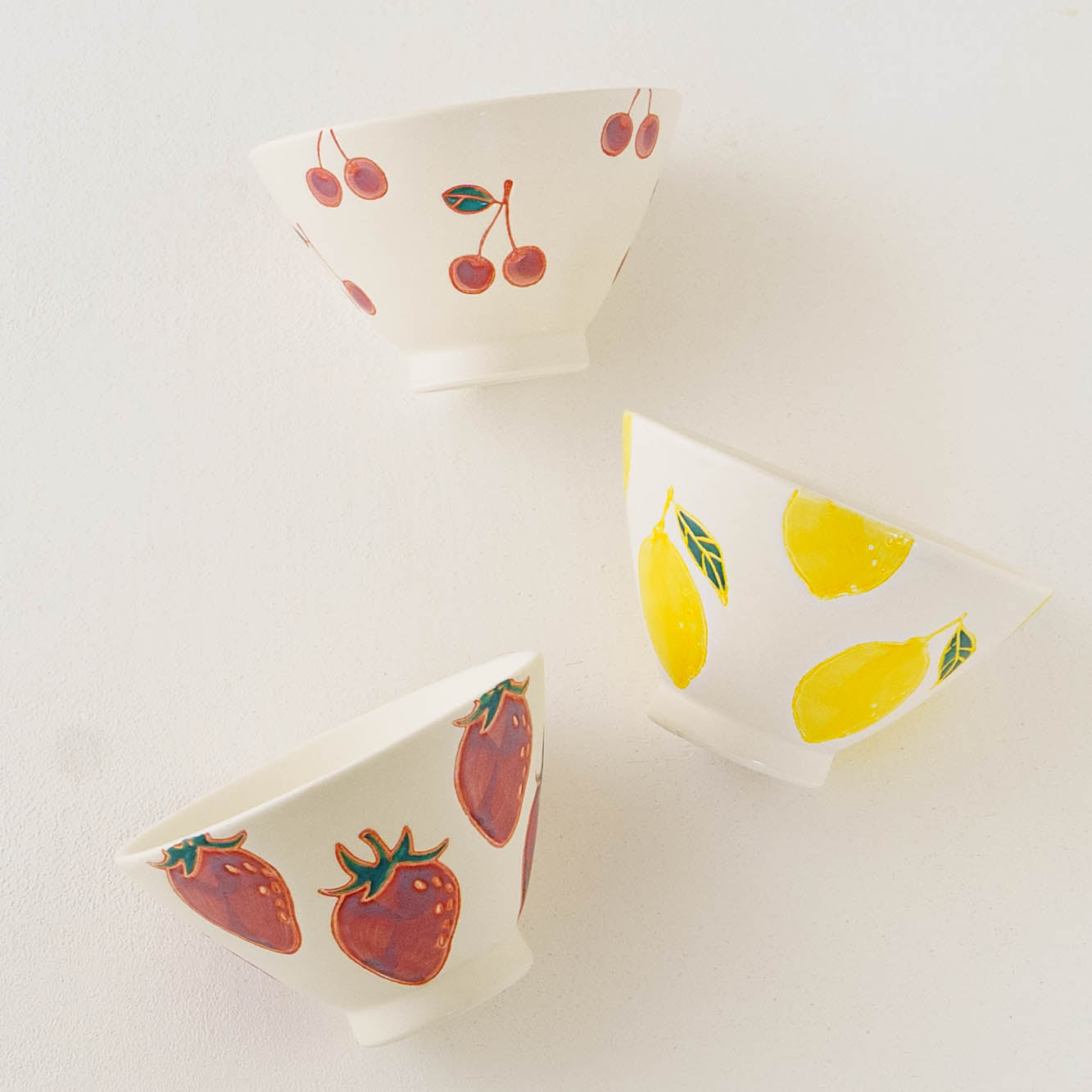 Hasamiyaki fruits Bowl Cherry