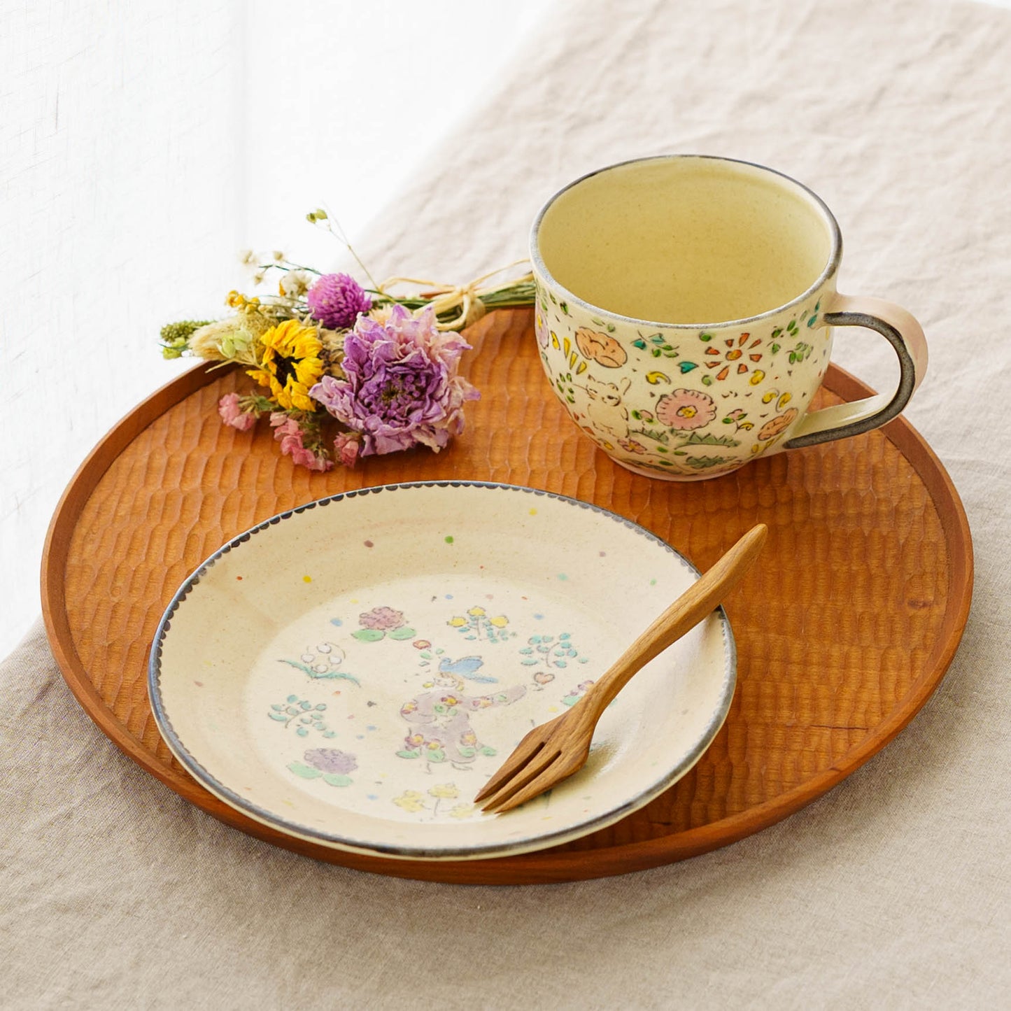 happyねこちゃんコーヒーカップ｜ははみや
