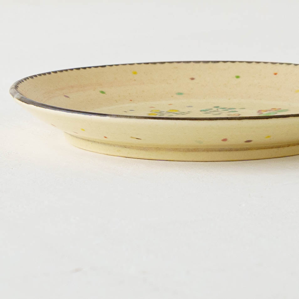 Flower Dress Girl Plate｜Hahamya