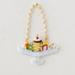 Embroidered Bag Charm Purin a la Mode | Aonoie