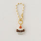 Embroidered Bag Charm Chocolate Cupcake | Aonoie