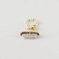 Embroidered Bag Charm Chocolate Cupcake | Aonoie