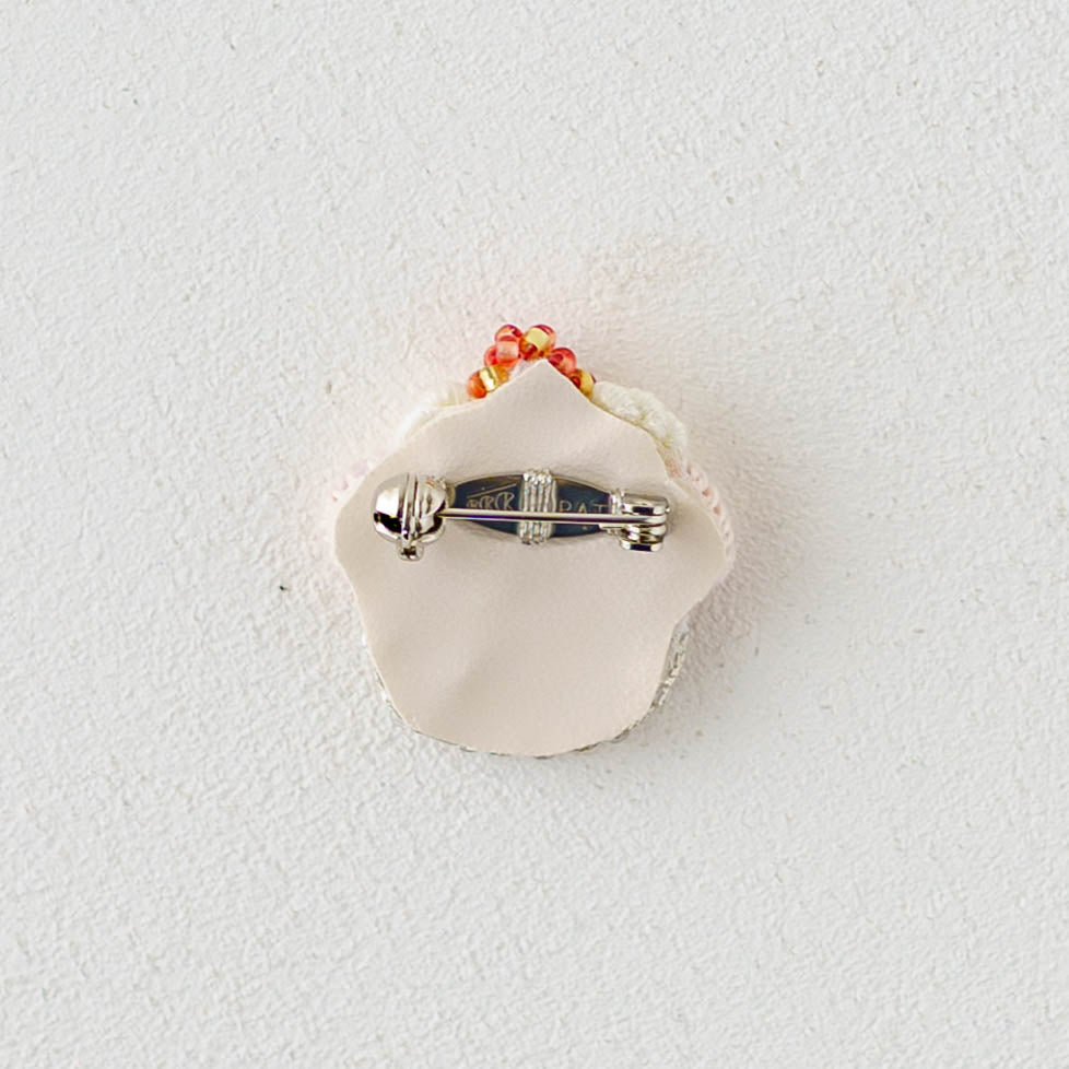 Embroidered Brooch Cupcake | Aonoie