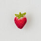 Embroidered brooch Strawberry | Aonnoie