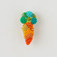 Embroidered Carrot Brooch | Aono ie
