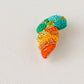 Embroidered Carrot Brooch | Aono ie
