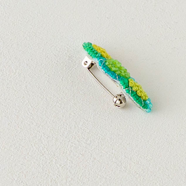Embroidery Brooch Edamame | Aonoie