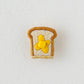 Embroidered brooch Buttered Toast｜Aonoie