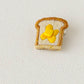 Embroidered brooch Buttered Toast｜Aonoie