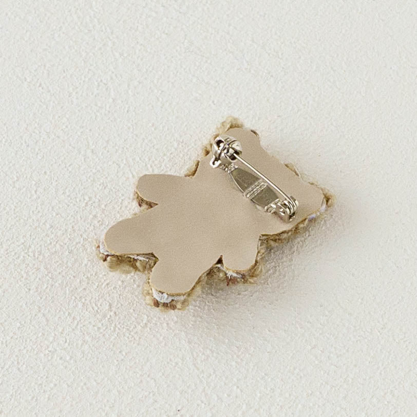 Embroidered Brooch Bear | Aonoie
