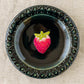 Embroidered brooch Strawberry | Aonnoie
