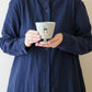 Cup Cat and girl light blue | Aya Watanuki