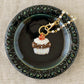 Embroidered Bag Charm Chocolate Cupcake | Aonoie