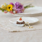 Embroidered Bag Charm Chocolate Cupcake | Aonoie