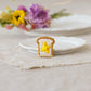 Embroidered brooch Buttered Toast｜Aonoie